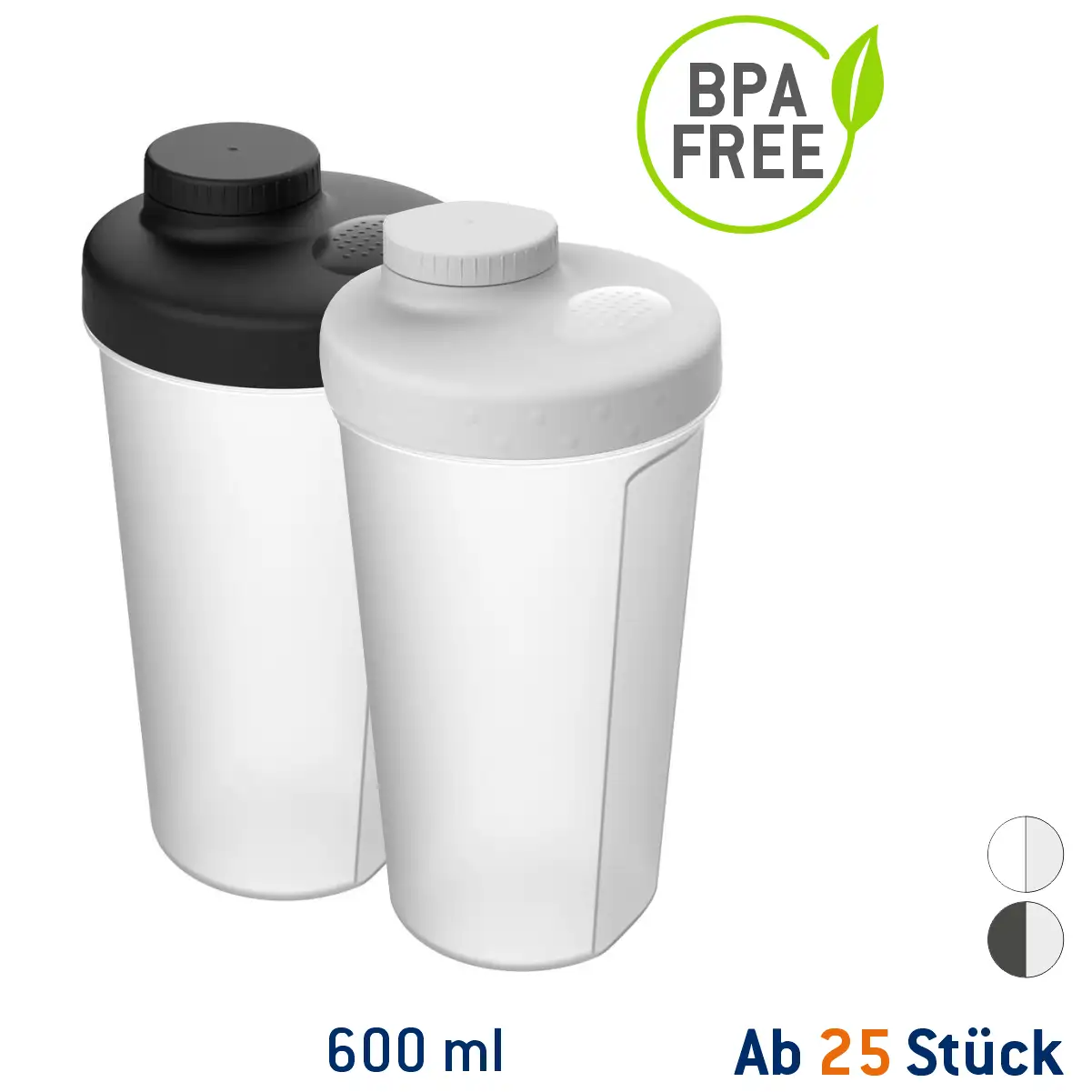 Shaker Energy Deckelfarbe: Schwarz Druck: ohne Druck